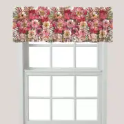 Pink Posies Window Valance