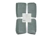 5pc Algodon Portland 100% Cotton Bathroom Bath Mat Bath Hand Towel Pack Green