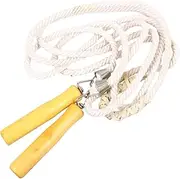 Totority Durable Wooden Handle Jump Rope Meters Skipping Rope for Fitness Training Lightweight Exercise Equipment for Healthy for School and Home Use