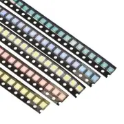 200Pcs 3528 Surface Mounted Devices LED Bulbs Light Emitting Diode Kit 5 Colors