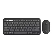 Logitech K380S Pebble 2 Combo Wireless Keyboard & Mouse - Graphite