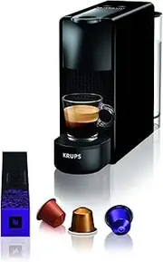 Nespresso Krups Essenza Mini Coffee Machine Black Capsule Machine YY2910FD