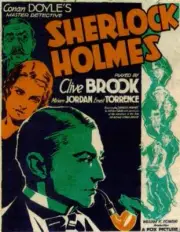 Sherlock Holmes Poster Left From Top Reginald Owen Miriam Jordan Old Movie Photo