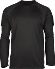 Mil-Tec Tactical Quick-Dry, t-shirt long sleeve , color: Black , size: XL