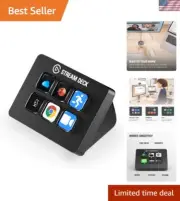 Stream Deck Mini – Control Zoom, Teams, PowerPoint, MS Office and More, Boost...