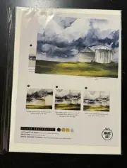 Let’s Make Art - WaterColor - Moody Silos -Tutorial By Sarah Cray NIP