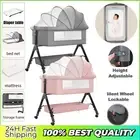 Baby Bassinet Cot Crib Bedside Co Sleeper Infant Newborn Bed Portable Cradle