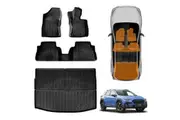 3D Floor Mats Boot Liner for Subaru Crosstrek 2023-Onwards All Weather Heavy Duty Cargo Car Trunk Luggage Tray