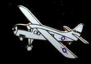 L-20 BEAVER DHC-2 US ARMY CIVIL AIR PATROL U-6 HAT PIN UP de Havilland BUSH WING