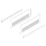 Blum 18" Metabox 5-7/8" High, 3/4" Extension Drawer Side, White 320H4500C15