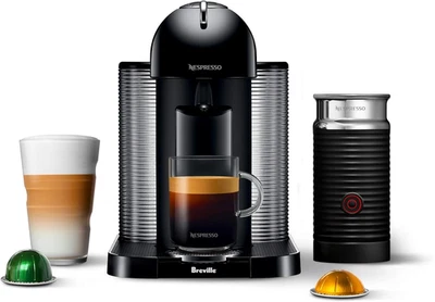 Nespresso Vertuo Coffee and Espresso Machine by Breville, Black