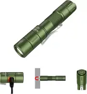 S21X 880 High Lumen Tactical Flashlight USB C Rechargeable Pocket and Magnet EDC