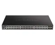 D-Link DGS-1250-52XMP 52 Port Gigabit Smart Managed Switch with 10G Uplinks & Po