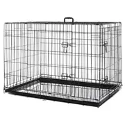 Royale Portable Collapsible Metal Frame Kennel 107cm Cat/Dog/Puppy Crate/Cage