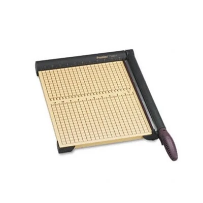 Premier Martin Yale T15 SharpCut 15-Sheet Paper Trimmer Wood Base 17 1/2 x 12