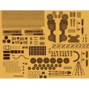 Fujimi model 1/500 battleship Yamato demise type-Etched Parts GUP-1