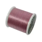 K.O. Beading Thread Rose Pink Japanese Bead Thread 43327 55yd Nylon Waxed KO