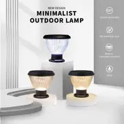 Priva Solar Pillar Light with Tri-Color PT0111
