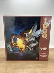 Dragon Attack Puzzle 1984 Jigsaw Advanced Dungeons & Dragons 1000 pc SEALED NEW
