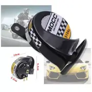 Train Horn 12V Super Loud Electric Snail Air Horn For Motorcycle Car Truck US