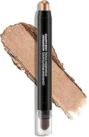 Waterproof Eyeshadow Stick, Cream Eye Shadow Pencil with Soft Brush, Shimmer Eyeshadow Crayon Pen to Highlight Eye Makeup