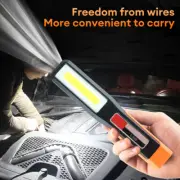 COB LED Work Light Car Repair USB Rechargeable Flashlight Torch Emergency Lamp