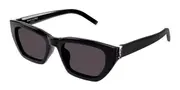 Saint Laurent SL M127/F Asian Fit 001 Men's Sunglasses Black Size 53