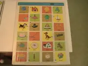 Vintage1968 Whitman Frame Tray Puzzle - Help Yourself Rhyming Words MINT NIP