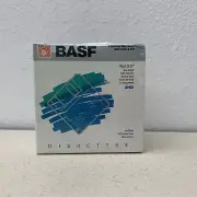 BASF Floppy Disk Diskettes 2 sided 3.5" 2HD 10 Pack NEW FACTORY SEALED