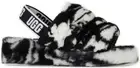Ugg Women's Fluff Yeah Slide Sandals (Marble) - Cozy & Stylish Slip-On Footwear
