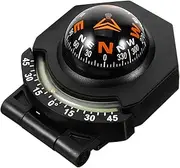Generic Car Compass Ball Automotive Dashboard Compass with Adhesive Base for Easy Installation Reliable Navigation Tool for Cars Trucks and Boats Durable