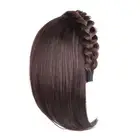Natural Synthetic Headband 3D Hair Bangs Extensions Wig Hairband for Women