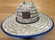 Quicksilver Mens USA Flag Pierside Lifeguard Beach Sun Hat Straw L/XL