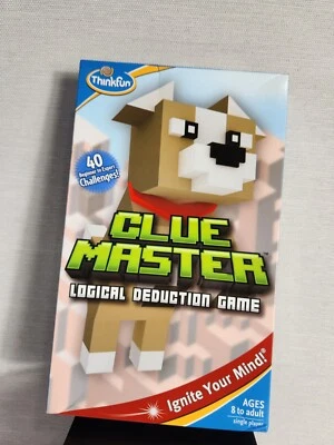 New Thinkfun Clue Master Logical Deduction Game Reasoning 40 Challenges