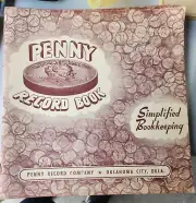 Penny Record Book Simplified Bookkeeping Books for Television Repairmen, Vintage