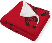 Manchester United FC Character World Official Fleece Blanket | Super Soft Warm Throw with Sherpa Reverse, Football Team Design | Perfect for Home, Bedroom, Sleepovers & Camping | Size 120 x 150cm