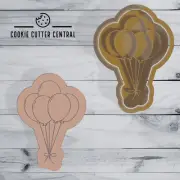 Balloons Cookie Cutter and Embosser - 9.6cm x 6.5cm
