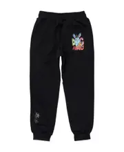 Dolce Gabbana Kids Logo Printed Drawstring Pants 8Y Black