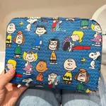 樂播詩LESPORTSAC X SNOOPY 史努比 查理布朗 化妝包夾層包收納包 7121 降落傘防水 限量