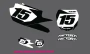 Factory Backing Custom Number plate backgrounds your number & name V7