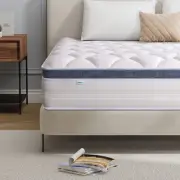 Twolike Queen Mattress Double King Single Premium Bed Pocket Spring Medium Firm