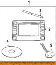 CHRYSLER OEM 08-09 Aspen Navigation System Components-Gps Antenna 5064464AA (for: Chrysler)