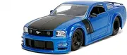 Jada Toys Big Time Muscle 1:24 2006 Ford Mustang GT Die-Cast Car (Candy Blue)