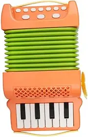 DRESSOOS Children's Accordion Musical Instrument Accordion for Performance Children Accordion Instrument Performance Accordion Instrument Instrument Music Instrument