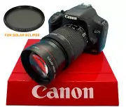 2X ZOOM Lens + SOLAR ECLIPSE FILTER FOR Canon EOS REBEL XT XSI XTI SL1 SL2 40D