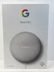 Google Nest Mini 2nd Generation Smart Speaker Chalk Hey Google