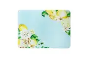 Ashdene Citrus Blooms 30x40cm Heat Resistant Pot Surface Protector Blue Lemon