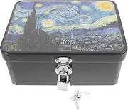 Alipis Box Storage Tin Box with Lock Storage Jars Transparent Dishwasher Digital Door Lock Holder Pen Bag Locked Storage Bin Charcuterie Lockable Padlock Lids Rattan Foldable Tinplate