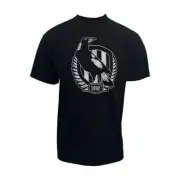 AFL Collingwood Magpies Men's Core Logo T-Shirt - Sizes S - XL