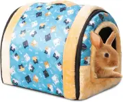 Rabbit Bed Tent Large Sleeping House Warm Fleece Hideout Foldable Cave Winter Hu